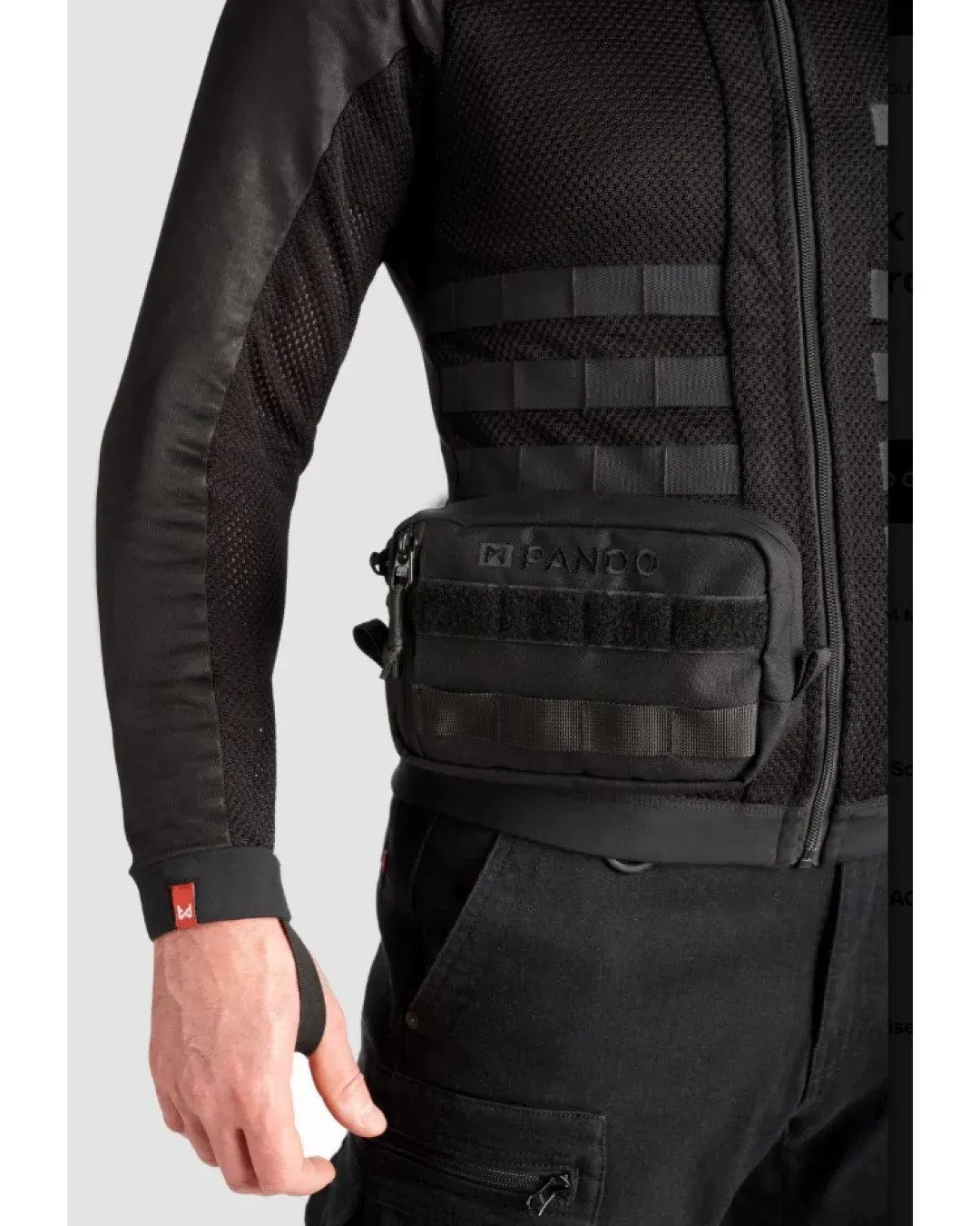 Мото чанта PANDO MOTO POUCH BLACK Cordura®