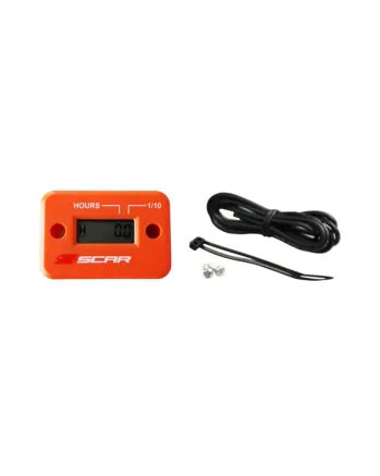 Мото часовник HOUR METER SCAR ORANGE