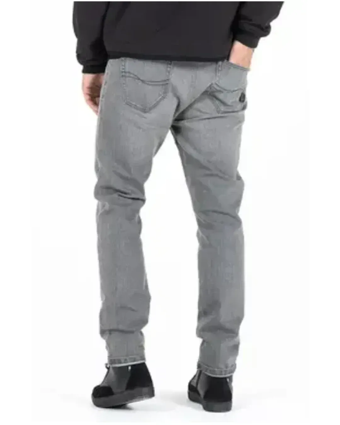 Мото дънки JOHN DOE PIONEER MONO LIGHT GRAY - LONG