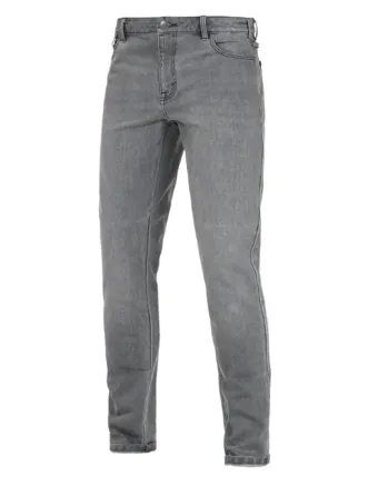 Мото дънки JOHN DOE PIONEER MONO LIGHT GRAY - LONG