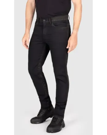 Мото дънки KNOX Colton Slim - Aged Black Rust - short