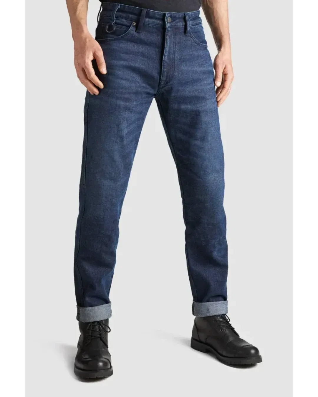 Мото дънки PANDO MOTO ARNIE SLIM BLUE - Armalith® - LONG