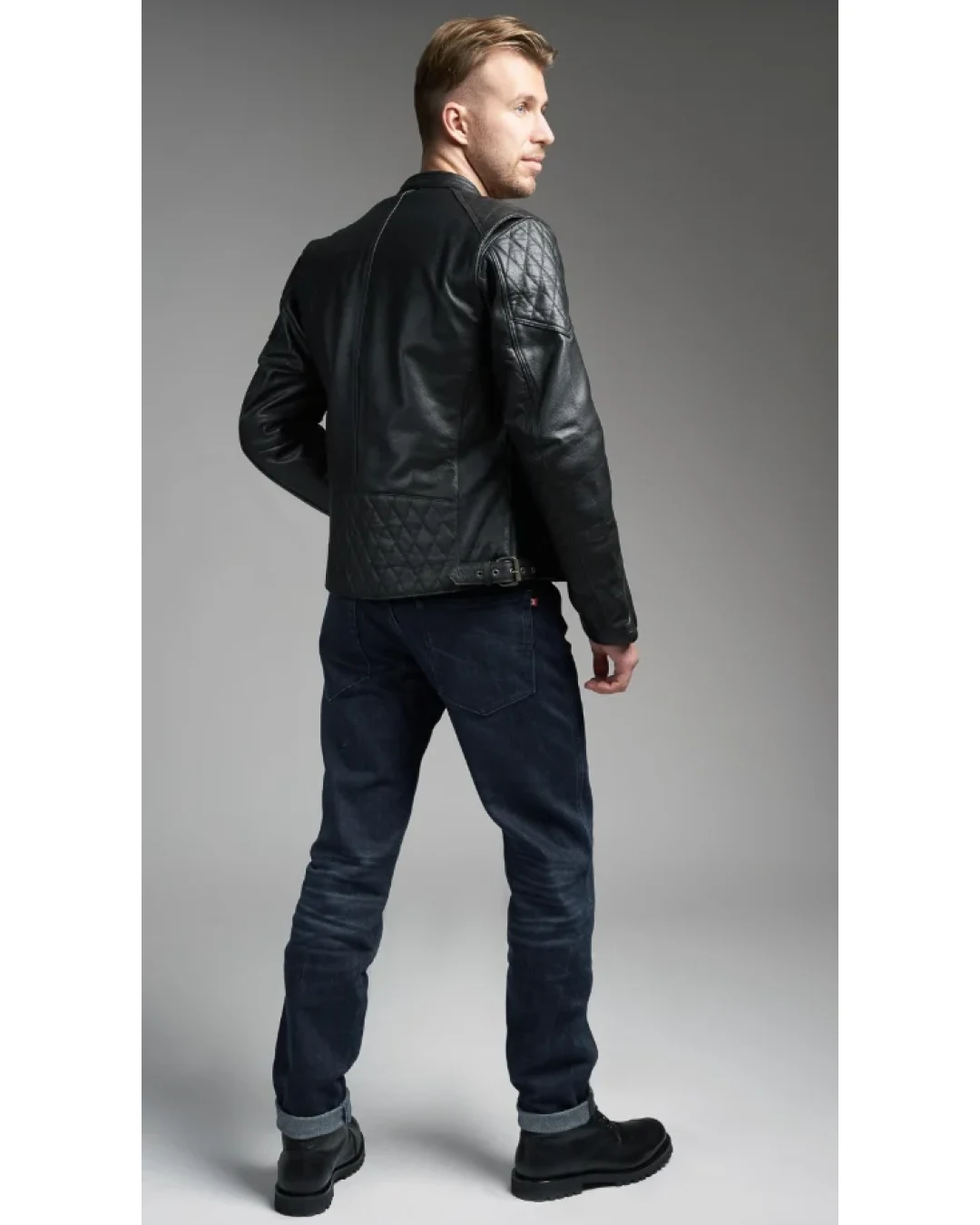 Мото дънки PANDO MOTO ARNIE SLIM BLUE - Armalith® - SUPER LONG