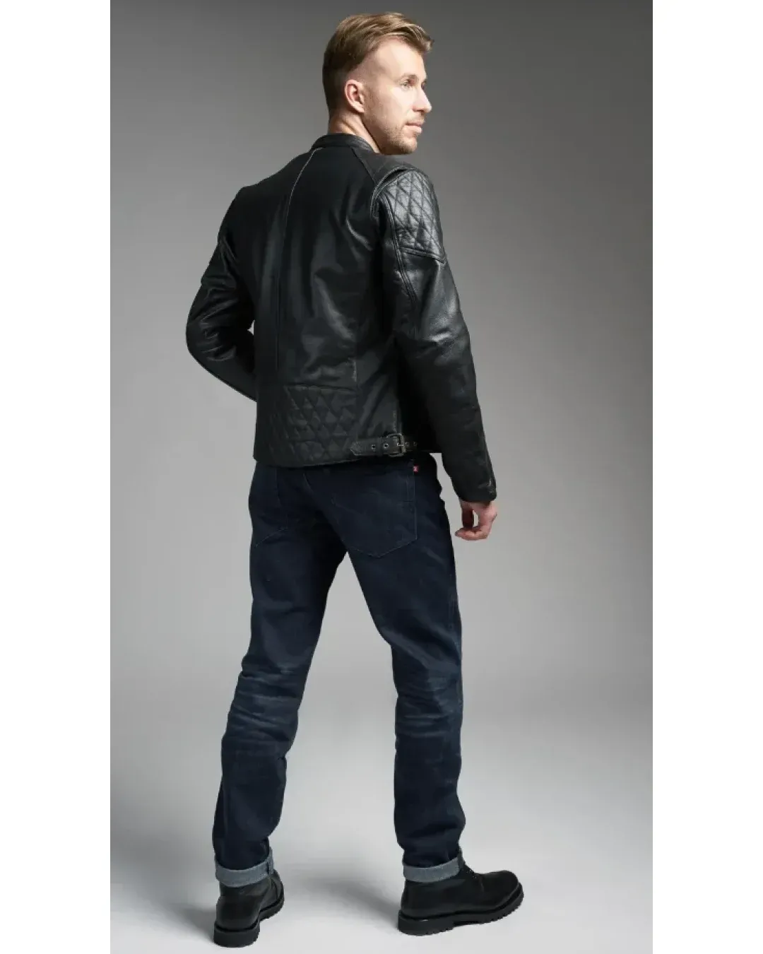 Мото дънки PANDO MOTO ARNIE SLIM BLUE - Armalith® - SUPER LONG