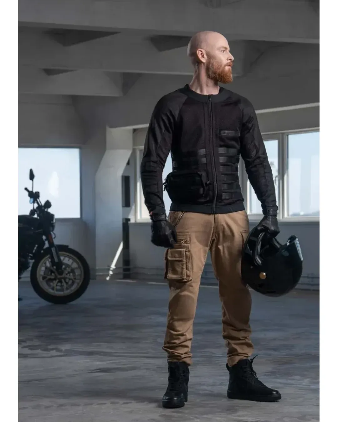 Мото дънки PANDO MOTO Desert Cargo Beige Cordura® - LONG
