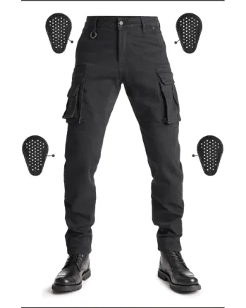 Мото дънки PANDO MOTO Desert Cargo Black Cordura®