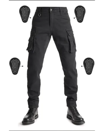 Мото дънки PANDO MOTO Desert Cargo Black Cordura® - LONG