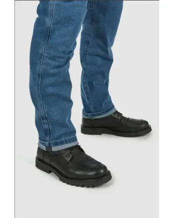 Мото дънки PANDO MOTO JAMES REGULAR BLUE - CORDURA® - SHORT