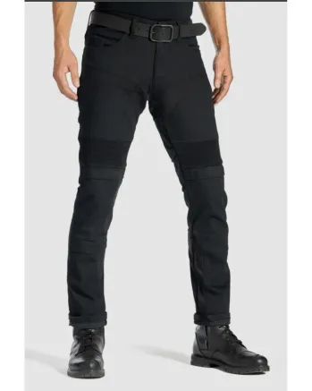 Мото дънки PANDO MOTO KARLDO SLIM BLACK - Men Slim-Fit Cordura®