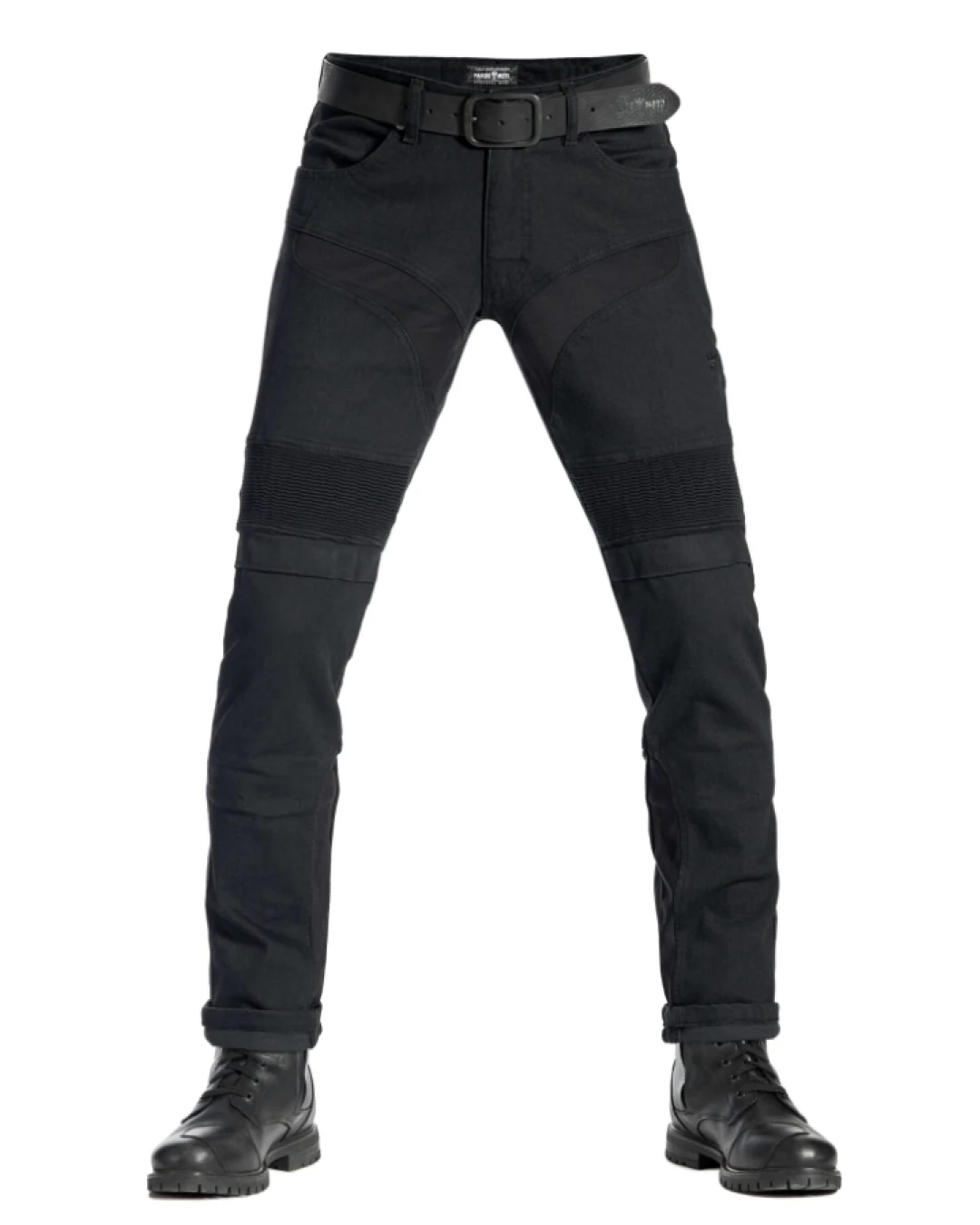 Мото дънки PANDO MOTO KARLDO SLIM BLACK - Men Slim-Fit Cordura®