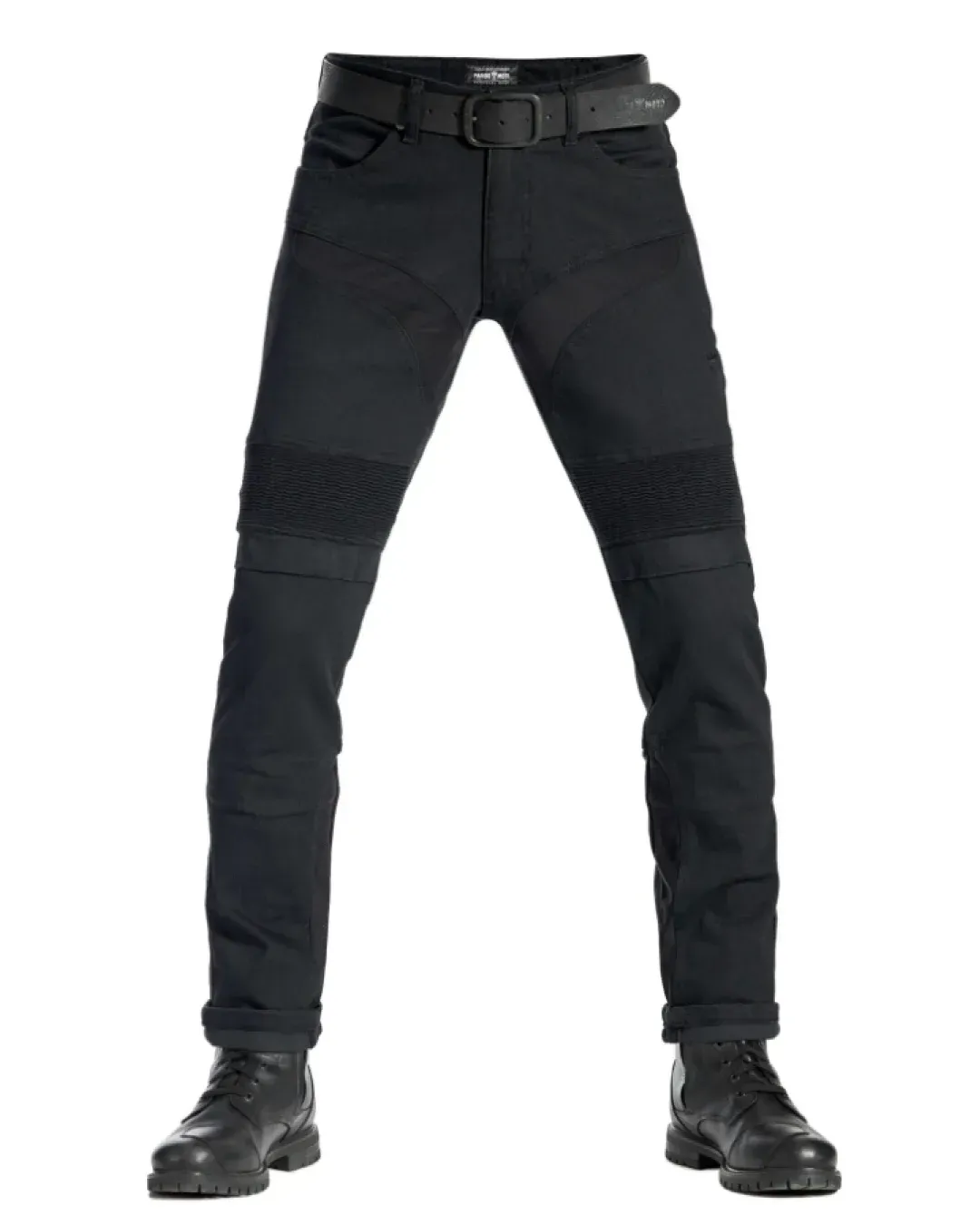 Мото дънки PANDO MOTO KARLDO SLIM BLACK - Men Slim-Fit Cordura®