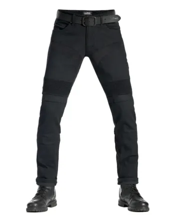Мото дънки PANDO MOTO KARLDO SLIM BLACK - Men Slim-Fit Cordura®