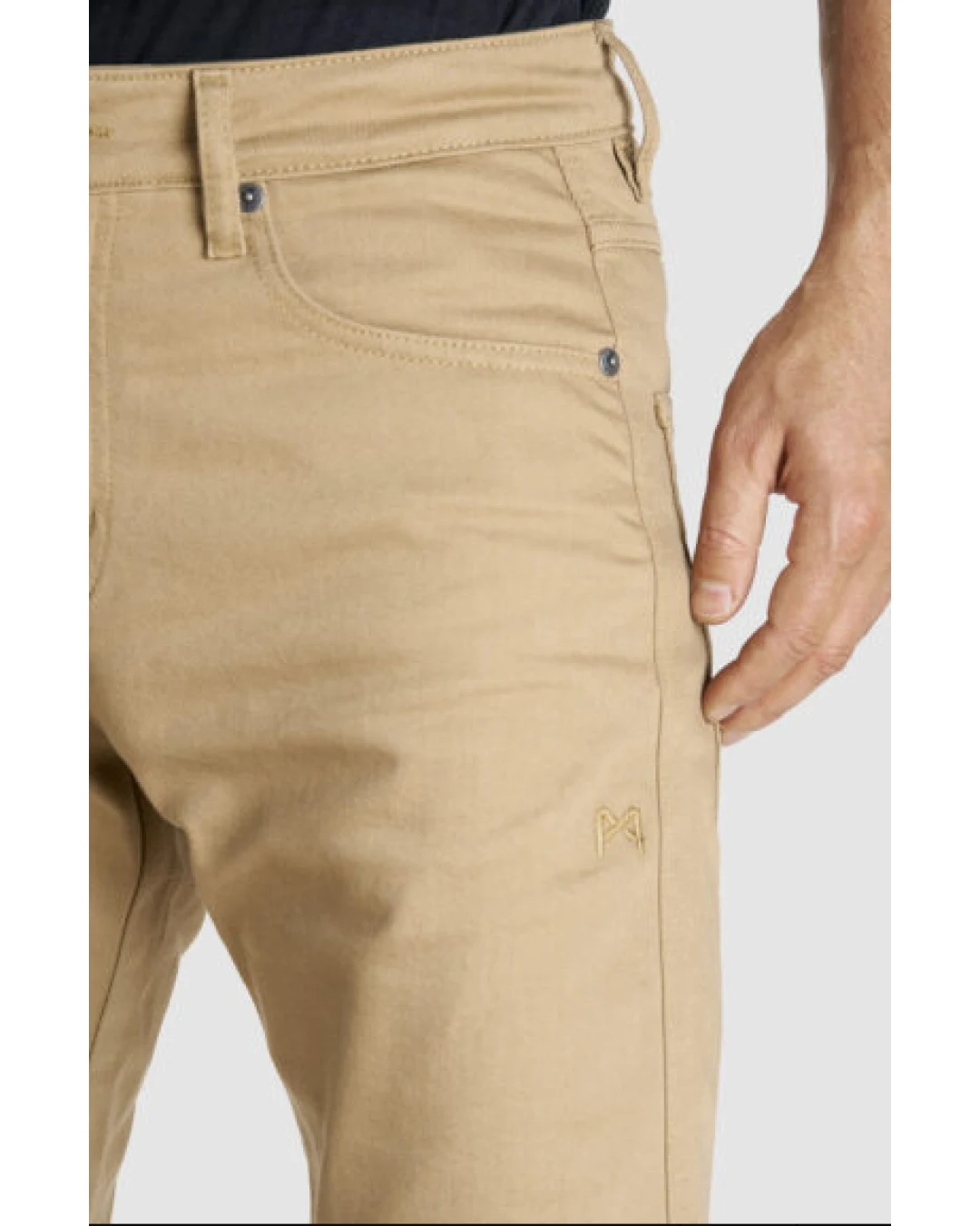 Мото дънки PANDO MOTO ROBBY BEIGE - Slim-fit Cordura®