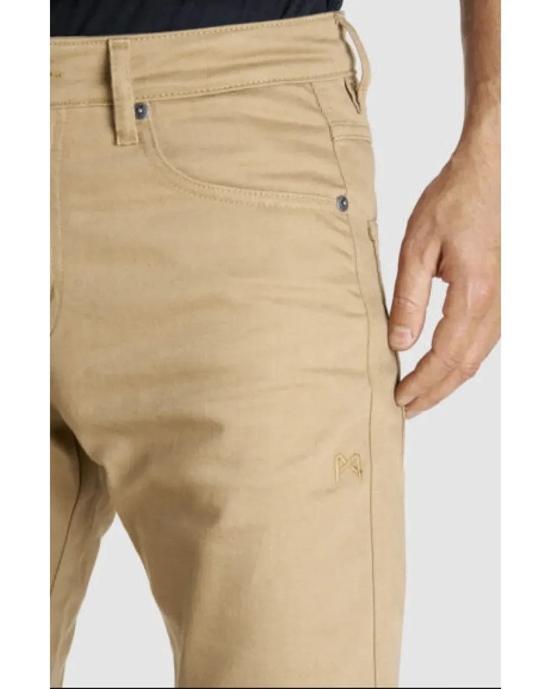 Мото дънки PANDO MOTO ROBBY BEIGE - Slim-fit Cordura®