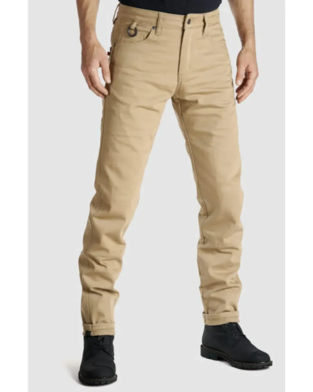Мото дънки PANDO MOTO ROBBY BEIGE - Slim-fit Cordura®