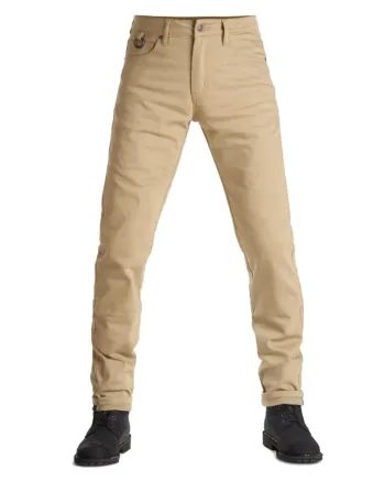Мото дънки PANDO MOTO ROBBY BEIGE - Slim-fit Cordura®