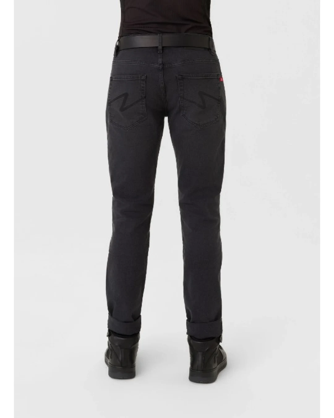 Мото дънки PANDO MOTO ROBBY BLACK - Slim-fit Cordura®