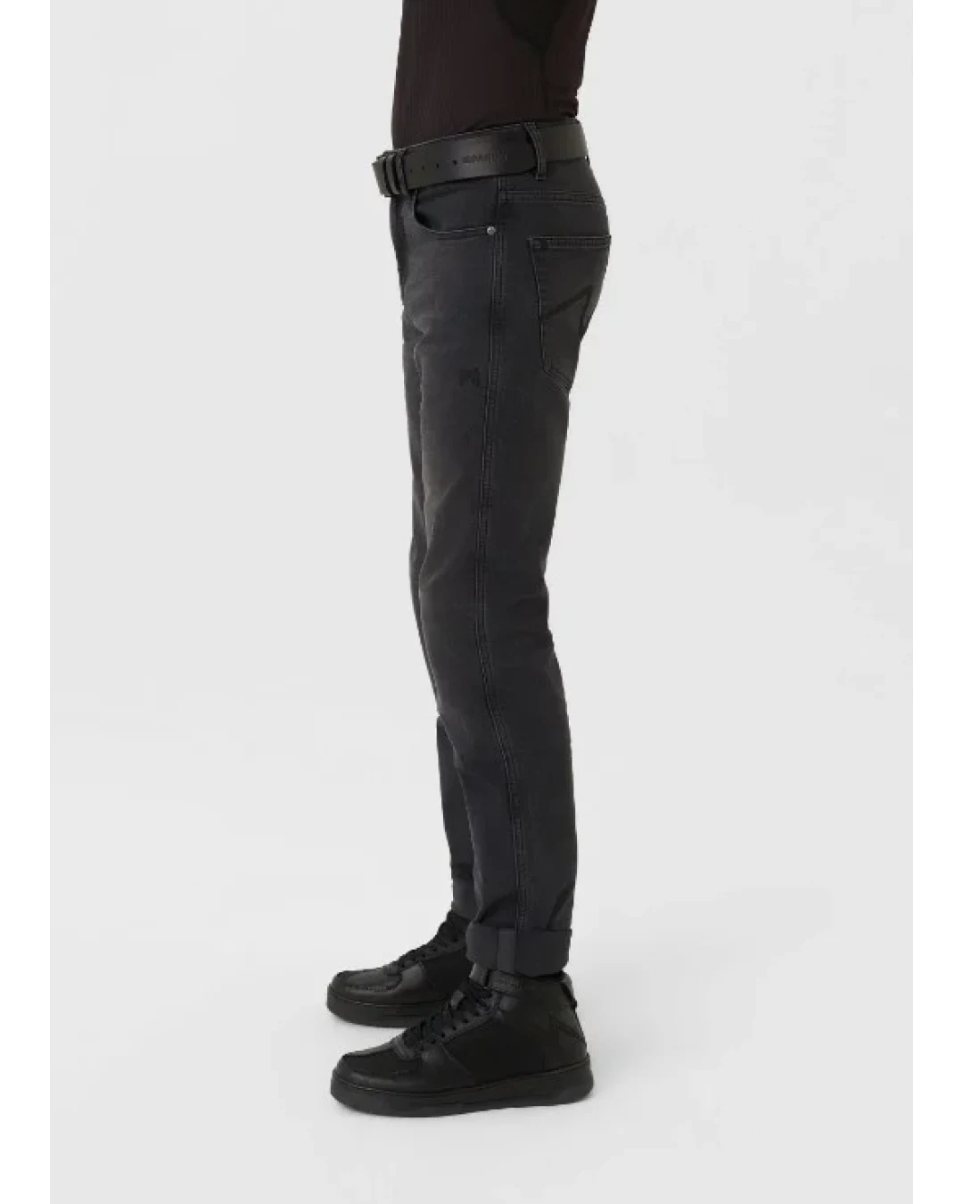 Мото дънки PANDO MOTO ROBBY BLACK SUPER LONG- Slim-fit Cordura®