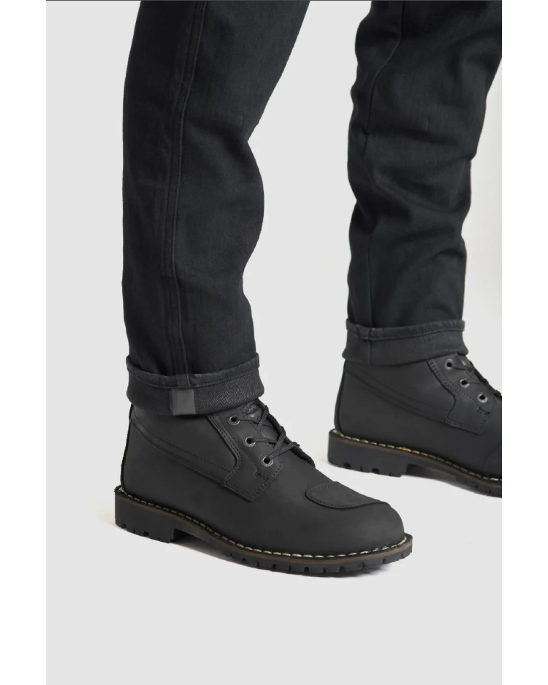 Мото дънки PANDO MOTO STEEL BLACK 02 - Slim-Fit Dyneema®