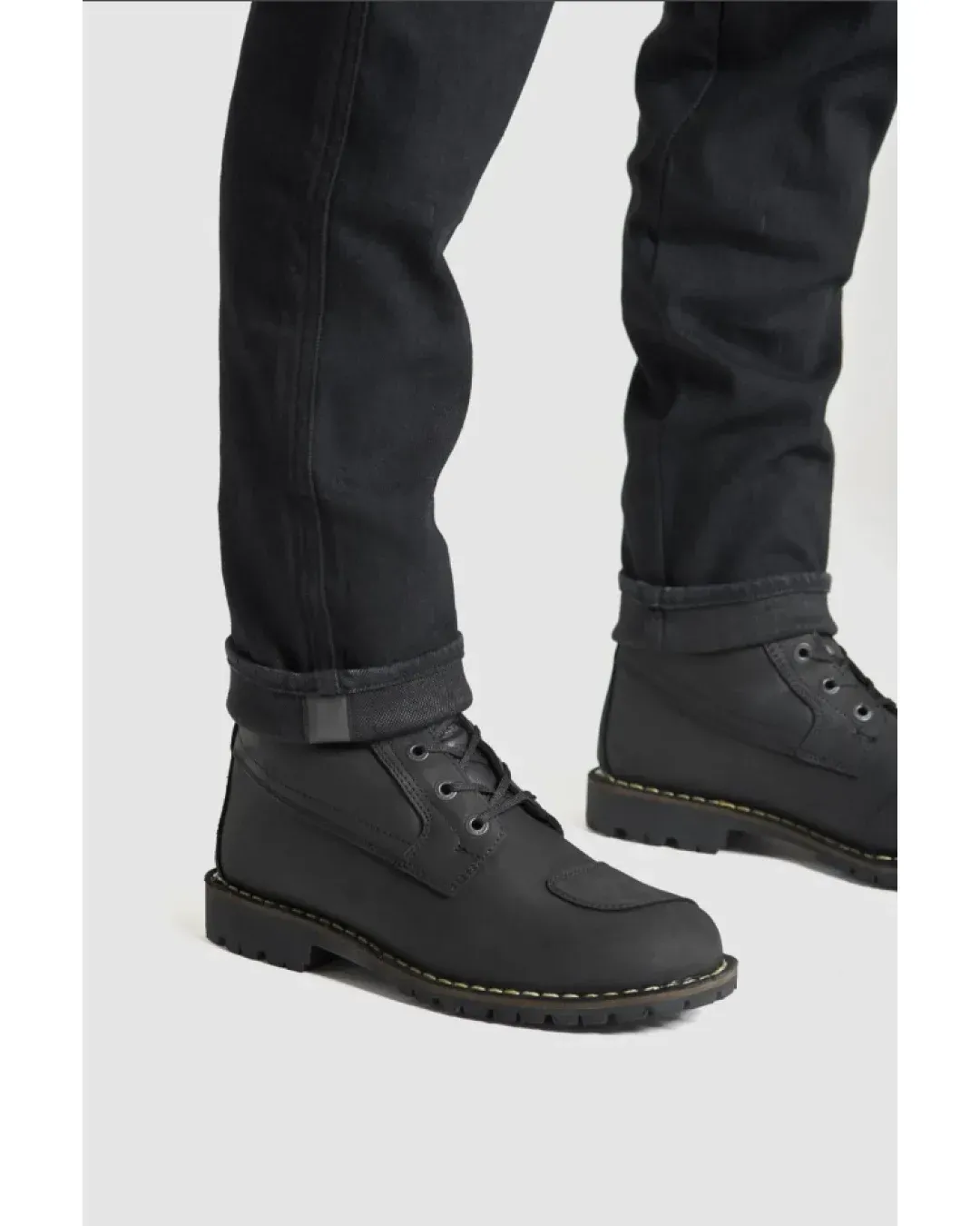Мото дънки PANDO MOTO STEEL BLACK 02 - Slim-Fit Dyneema®