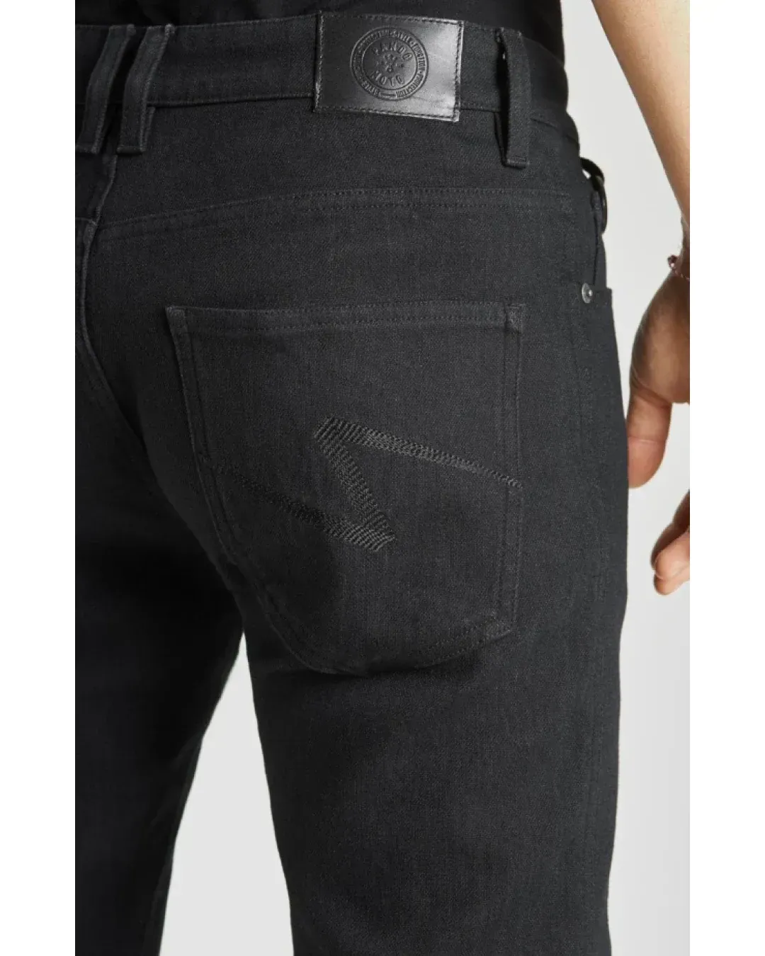 Мото дънки PANDO MOTO STEEL BLACK 02 - Slim-Fit Dyneema®