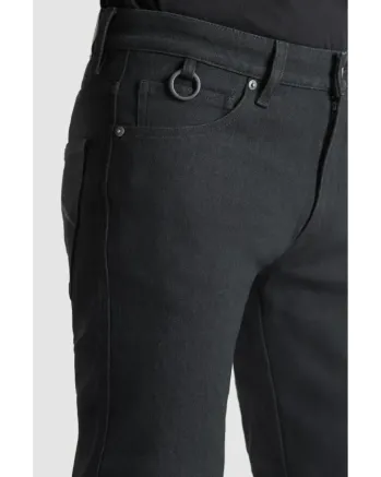Мото дънки PANDO MOTO STEEL BLACK 02 - Slim-Fit Dyneema® - LONG