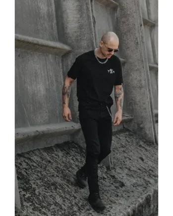 Мото дънки PANDO MOTO STEEL BLACK 02 - Slim-Fit Dyneema® - SUPER LONG
