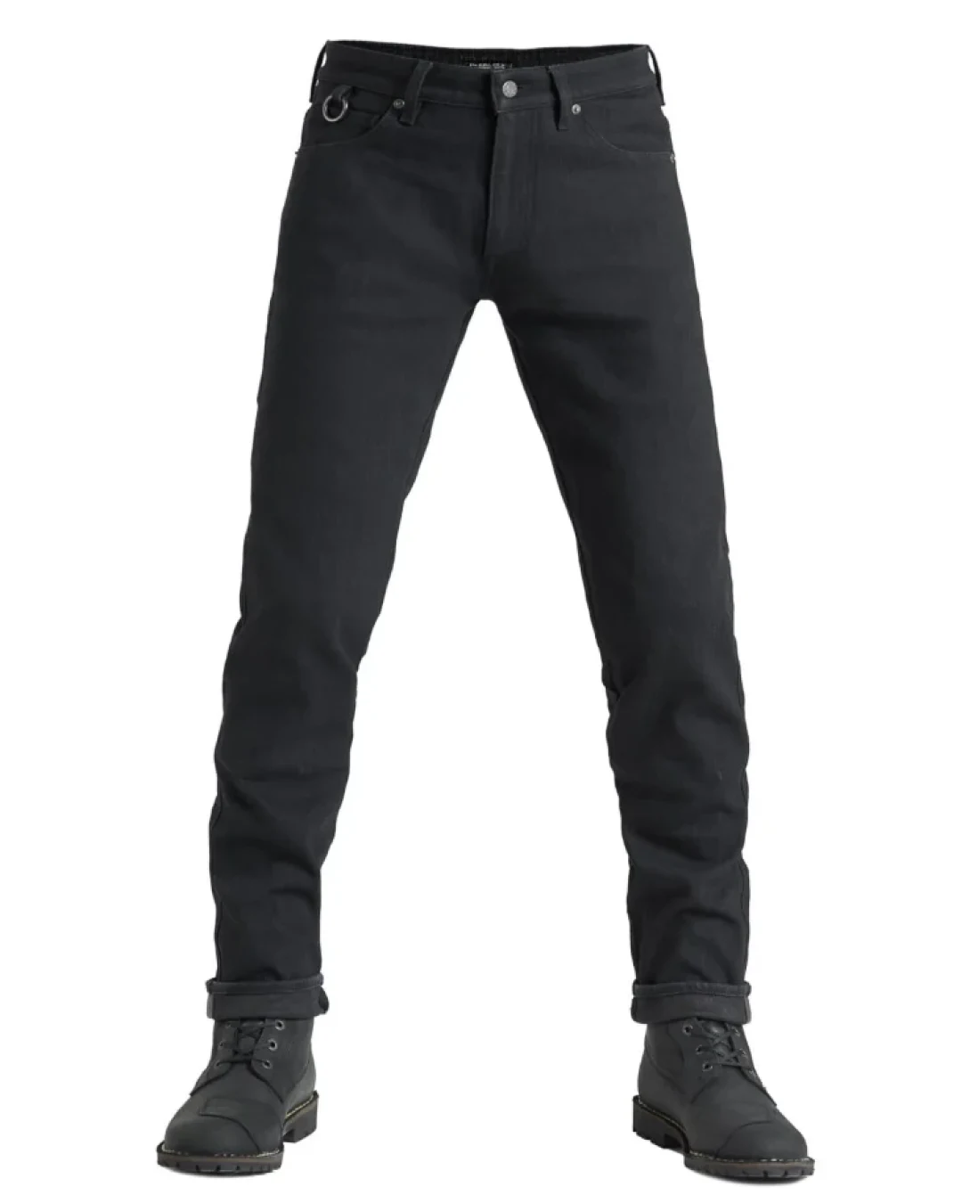 Мото дънки PANDO MOTO STEEL BLACK 02 - Slim-Fit Dyneema® - SUPER LONG