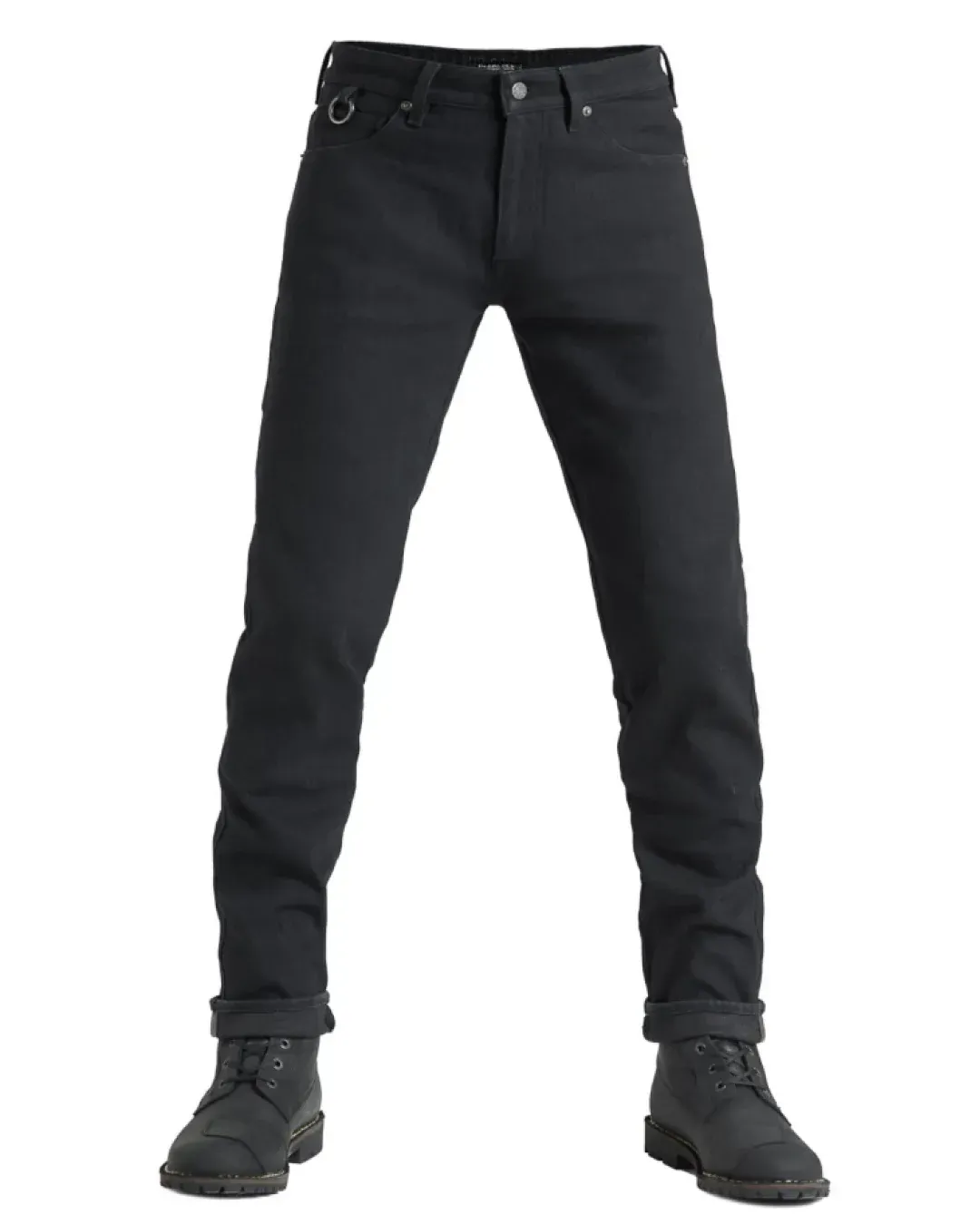 Мото дънки PANDO MOTO STEEL BLACK 02 - Slim-Fit Dyneema®