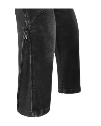 Мото дънки SECA SQUARE II SHORT WASHED BLACK