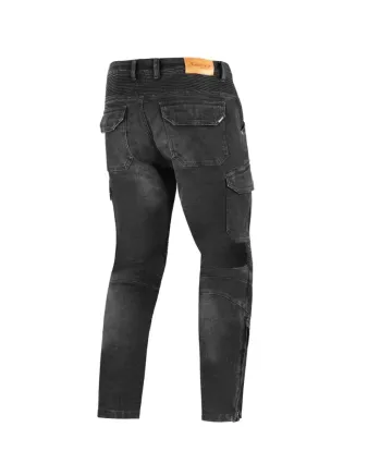 Мото дънки SECA SQUARE II SHORT WASHED BLACK