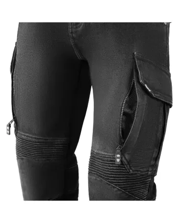 Мото дънки SECA SQUARE II WASHED BLACK