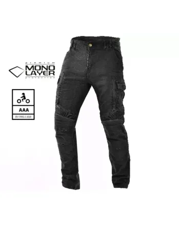 Мото дънки TRILOBITE 25603 ACID SCRAMBLER 2.0 BLACK AAA