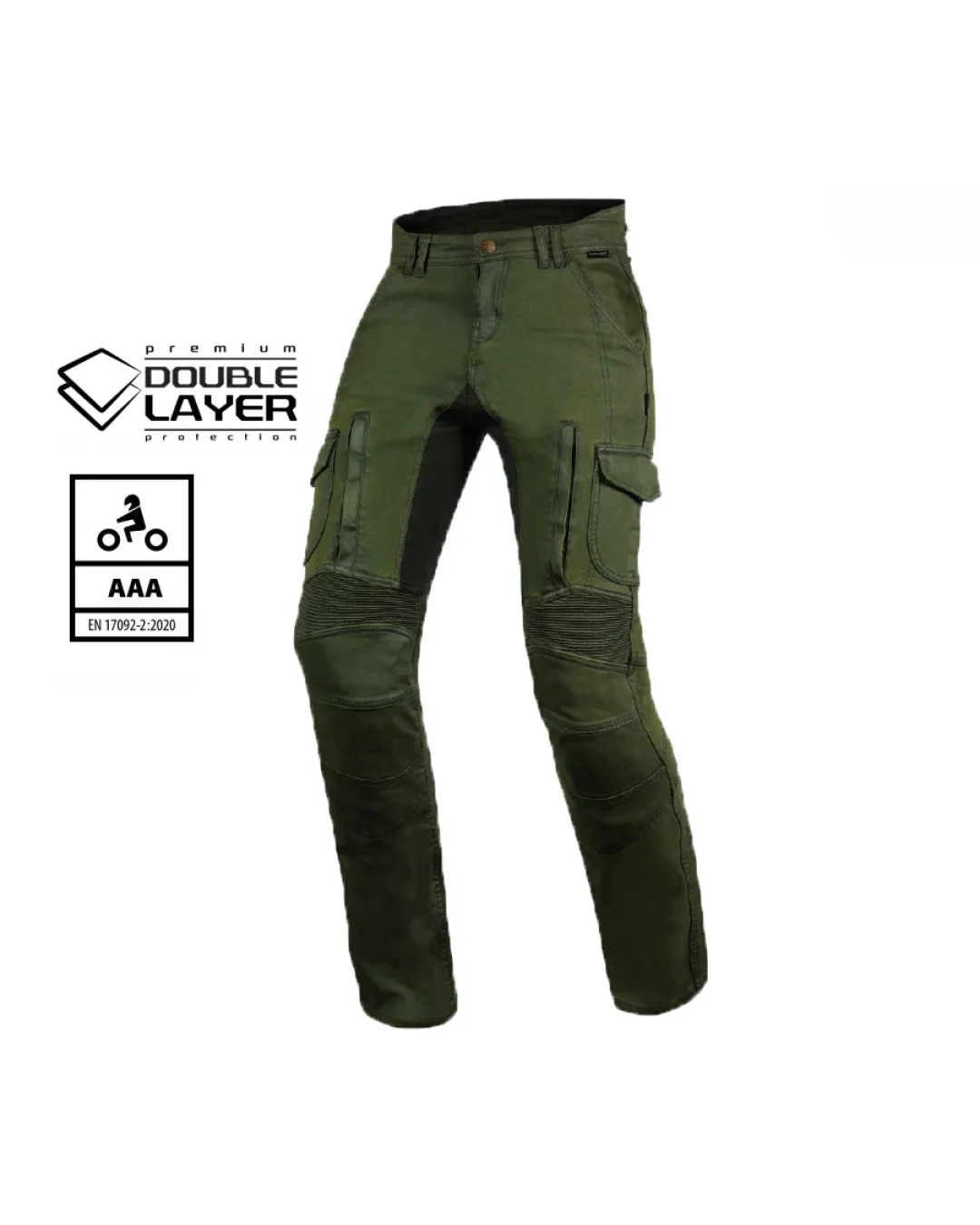 Мото дънки TRILOBITE ACID SCRAMBLER KHAKI DOUBLELAYER AAA