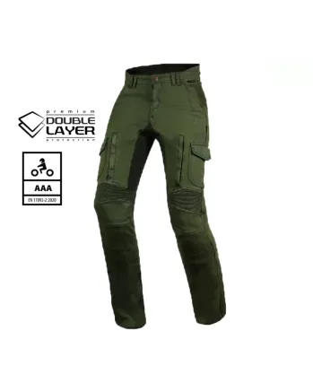 Мото дънки TRILOBITE ACID SCRAMBLER KHAKI DOUBLELAYER AAA