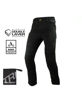 Мото дънки TRILOBITE PARADO DOUBLELAYER AAA(A) SLIM FIT MEN BLACK LEVEL 2