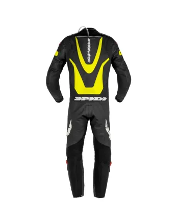Мото екип SPIDI LASER PRO PERFORATED 1PC BLACK/FLUO YELLOW