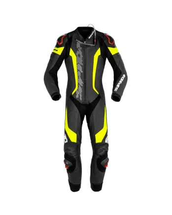 Мото екип SPIDI LASER PRO PERFORATED 1PC BLACK/FLUO YELLOW