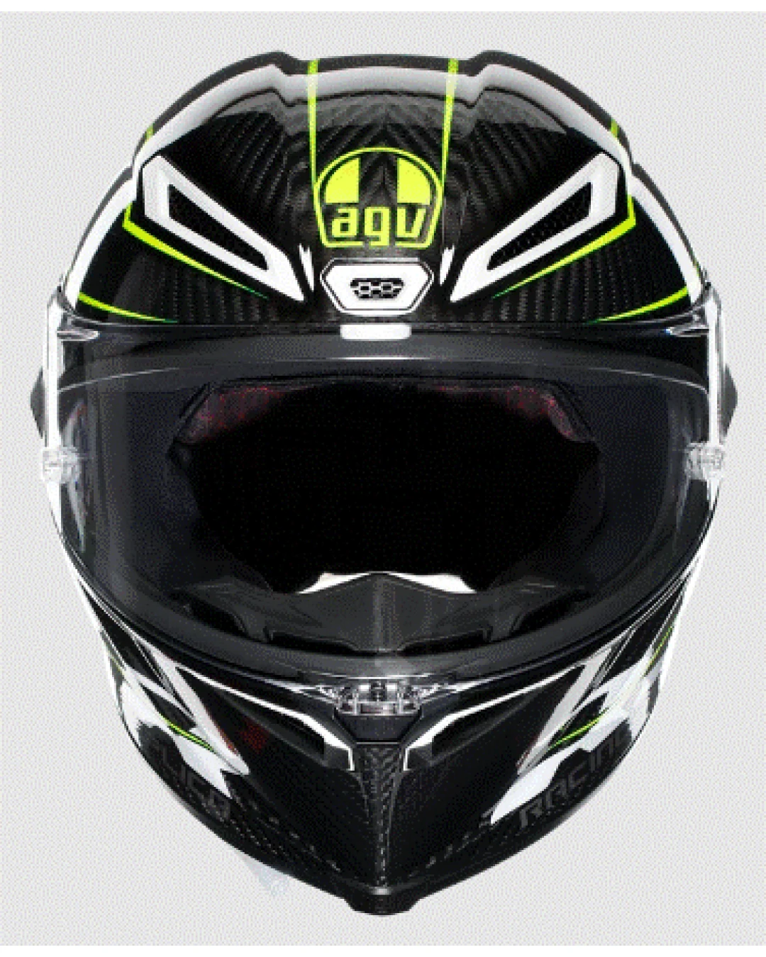 МОТО КАСКА AGV PISTA GP RR PERFORMANTE CARBON/YELLOW FLUO