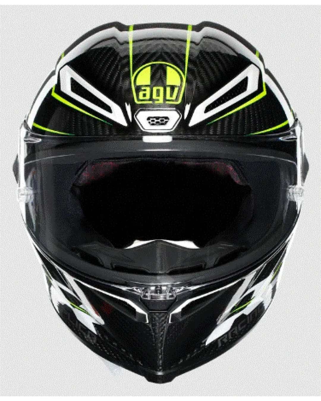 МОТО КАСКА AGV PISTA GP RR PERFORMANTE CARBON/YELLOW FLUO