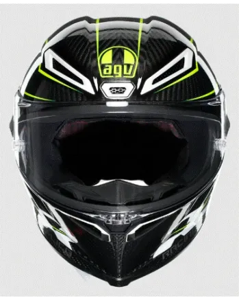МОТО КАСКА AGV PISTA GP RR PERFORMANTE CARBON/YELLOW FLUO