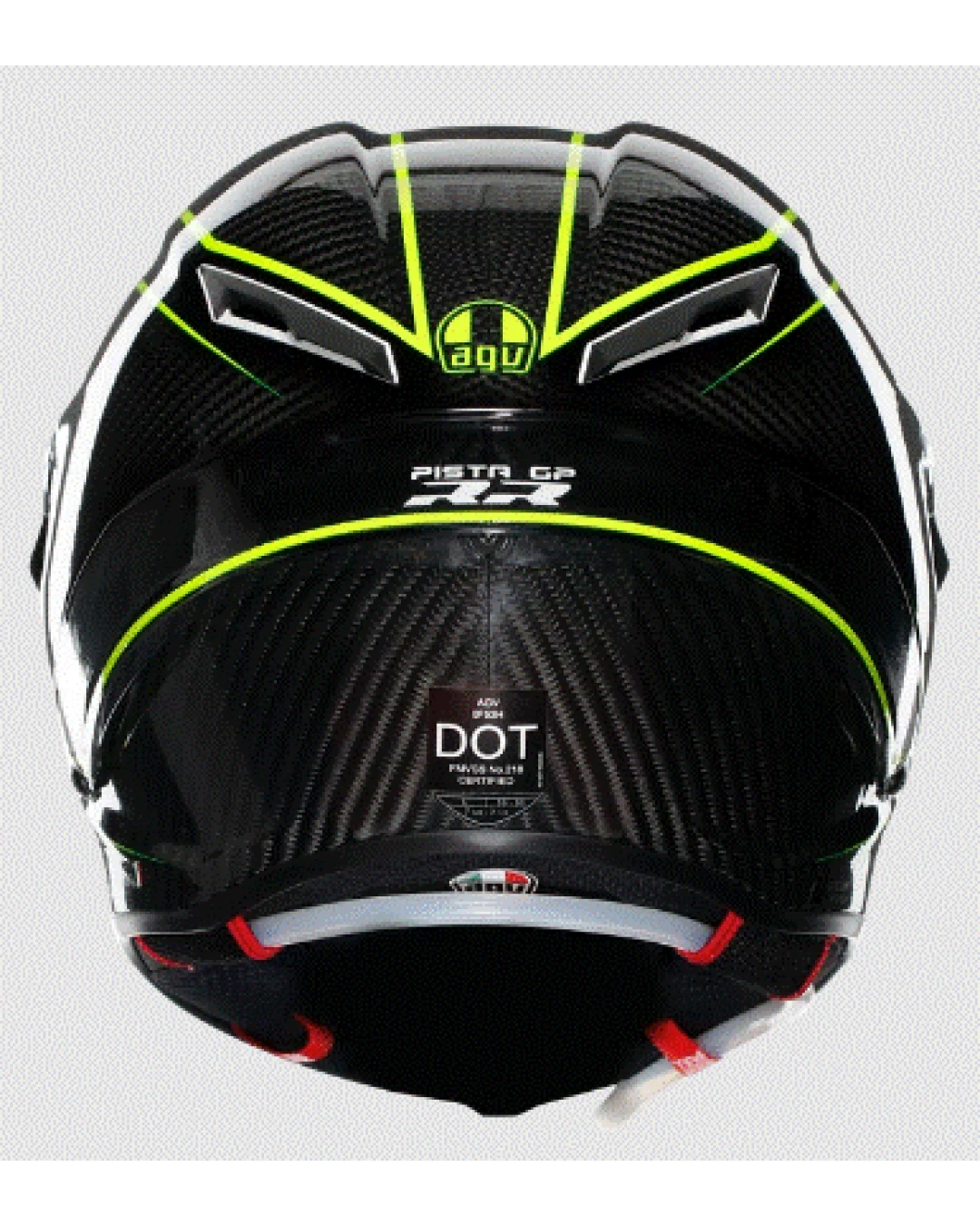 МОТО КАСКА AGV PISTA GP RR PERFORMANTE CARBON/YELLOW FLUO