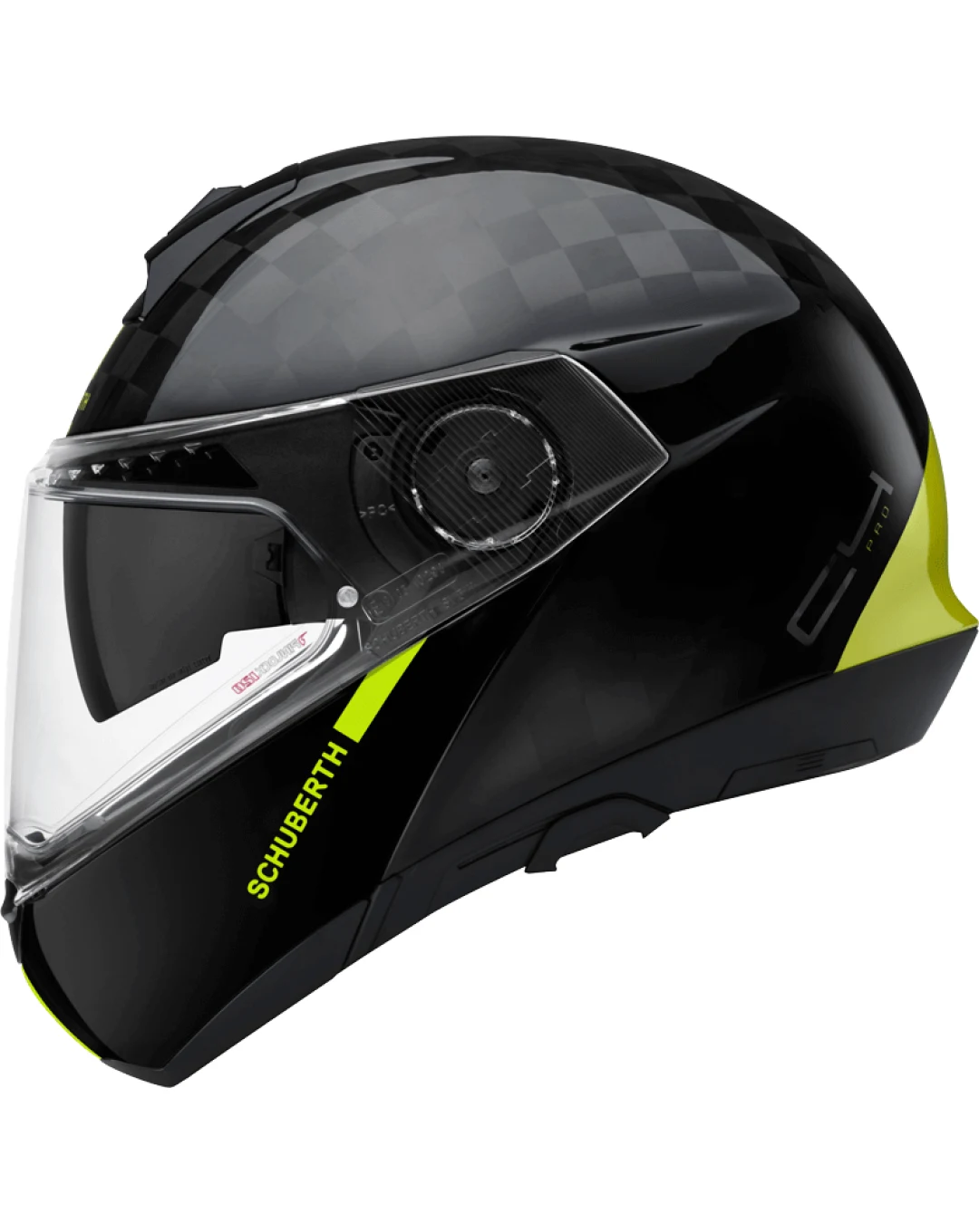 Мото каска SCHUBERTH C4 PRO CARBON BLACK/NEON YELLOW