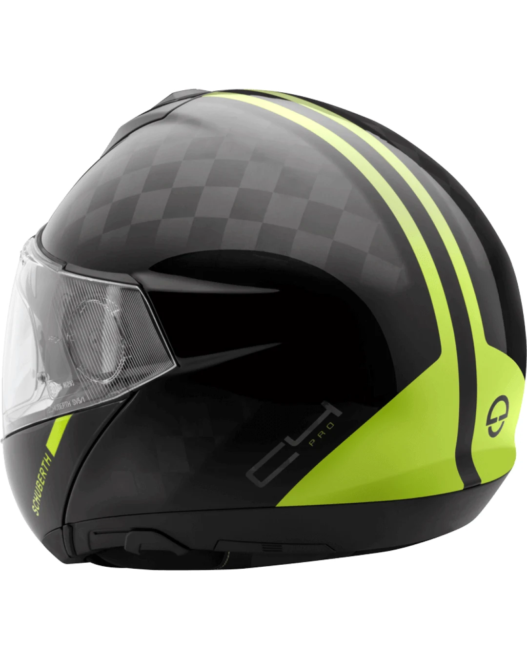 Мото каска SCHUBERTH C4 PRO CARBON BLACK/NEON YELLOW