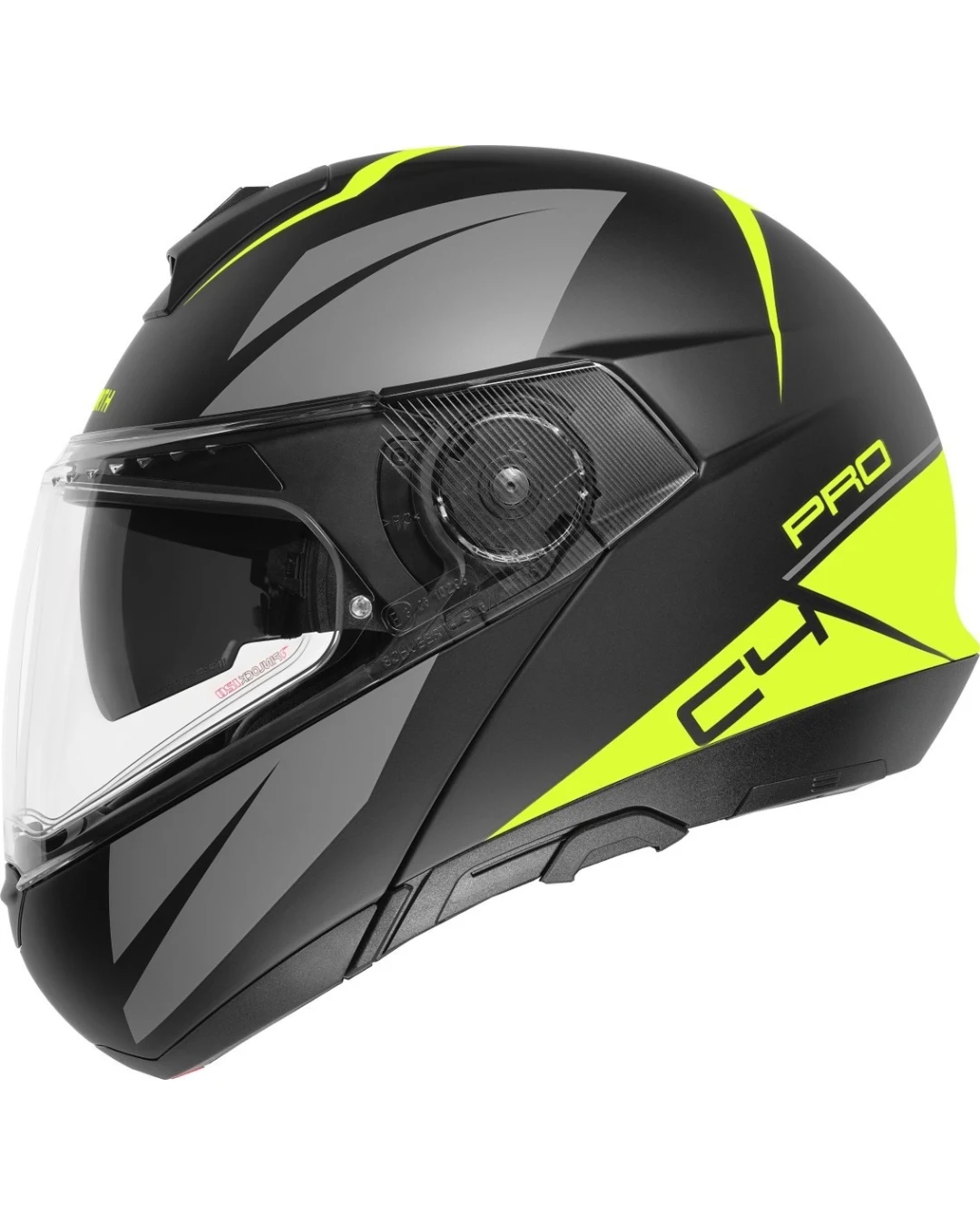 Мото каска SCHUBERTH C4 PRO MERAK BLACK/GRAY/YELLOW