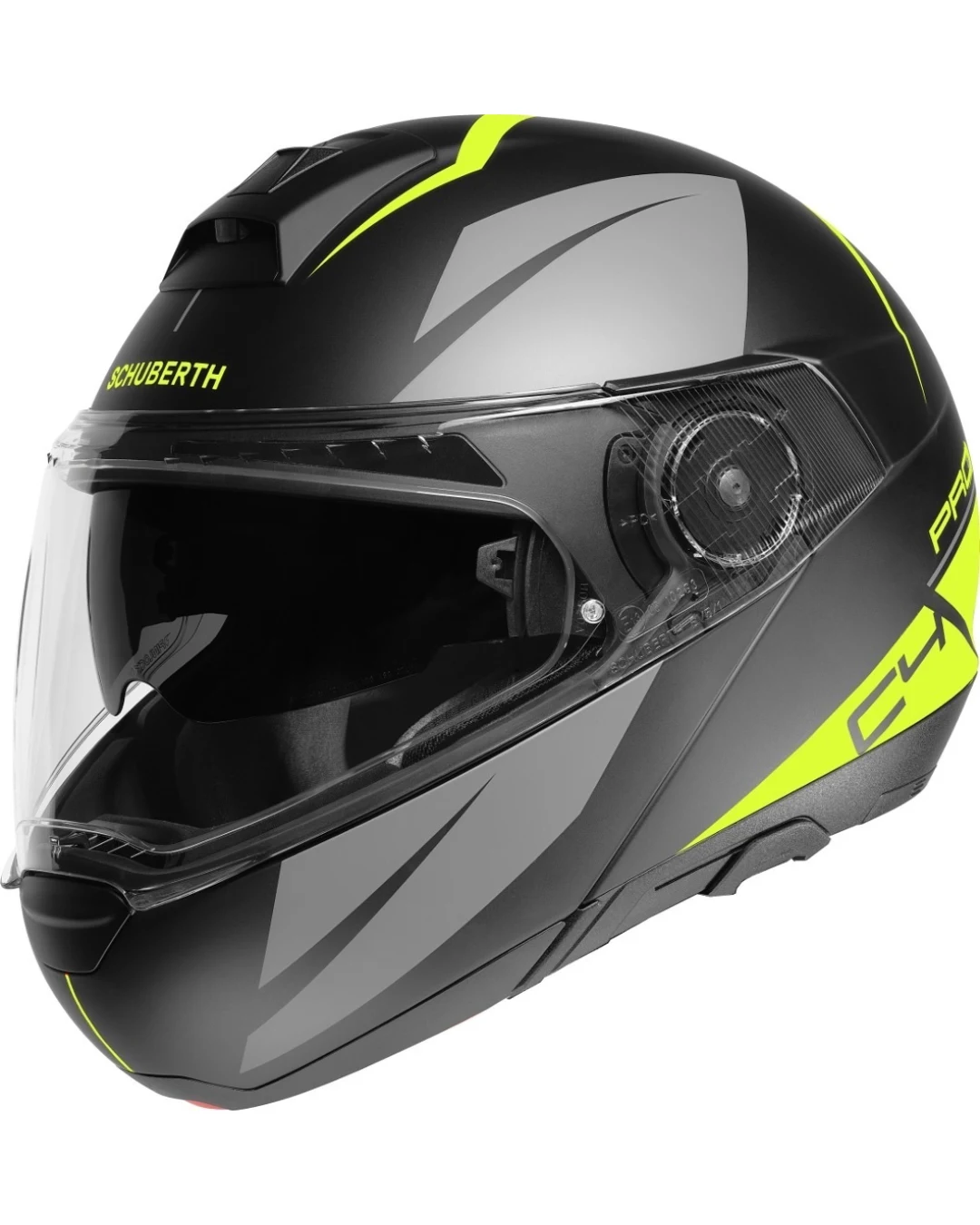 Мото каска SCHUBERTH C4 PRO MERAK BLACK/GRAY/YELLOW