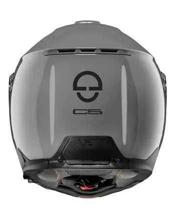 Модуларна каска Schuberth C5 Concrete Grey (задна част)