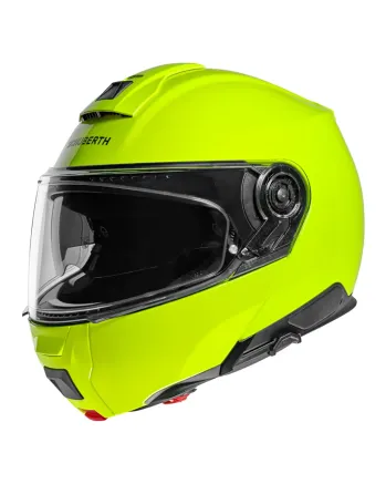 Модуларна каска Schuberth C5 Fluo Yellow (затворен изглед)