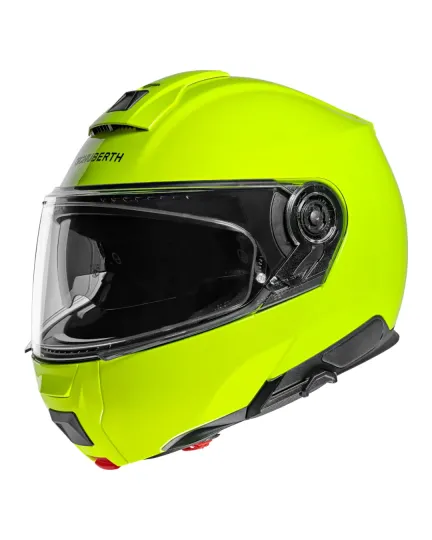 Модуларна каска Schuberth C5 Fluo Yellow (затворен изглед)