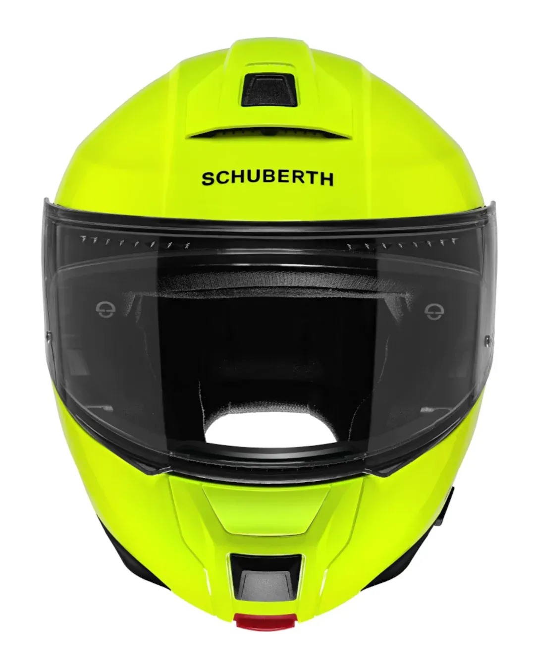 Модуларна каска Schuberth C5 Fluo Yellow (изглед отпред)